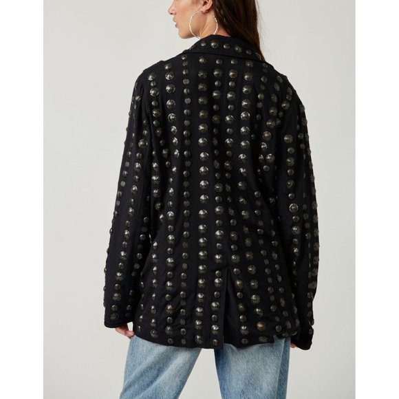 Free People Corrie Coin Blazer - Picture 4 of 14